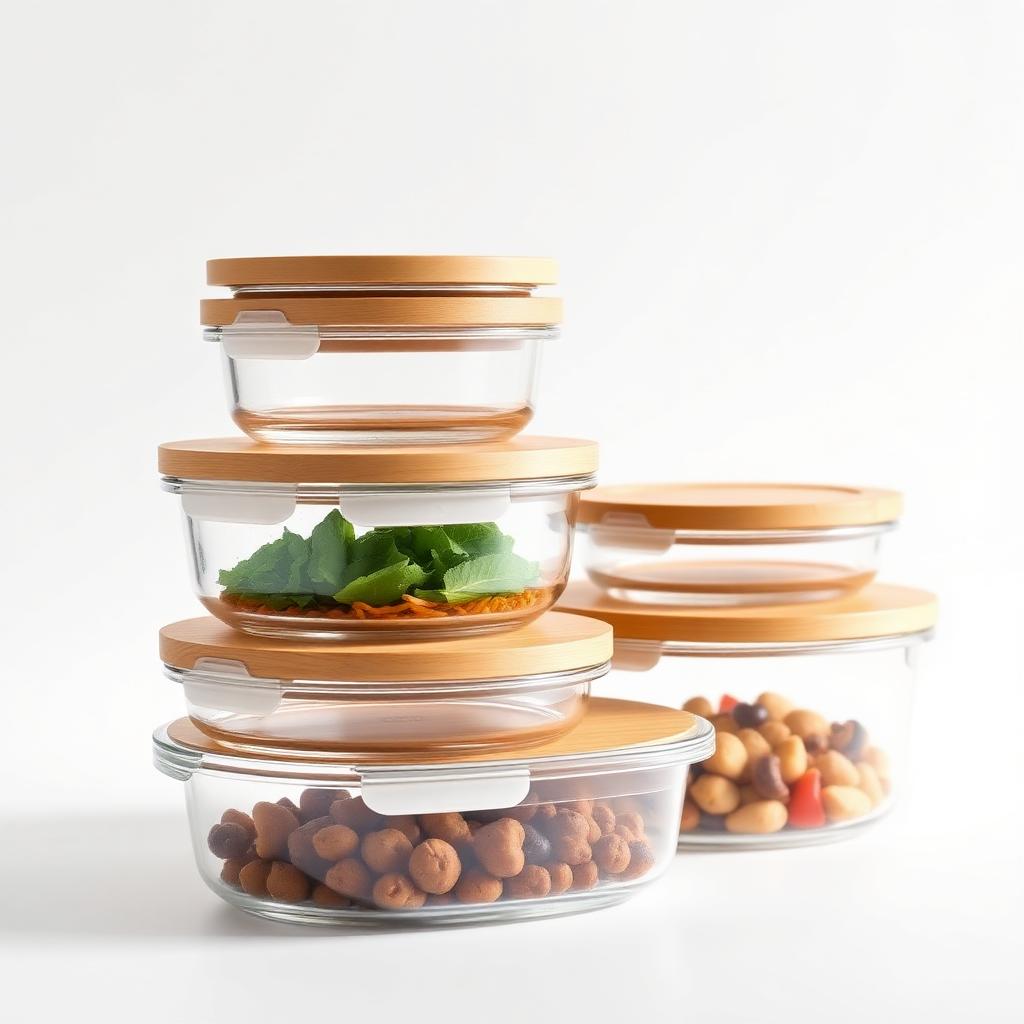 Glass Food Storage Set
